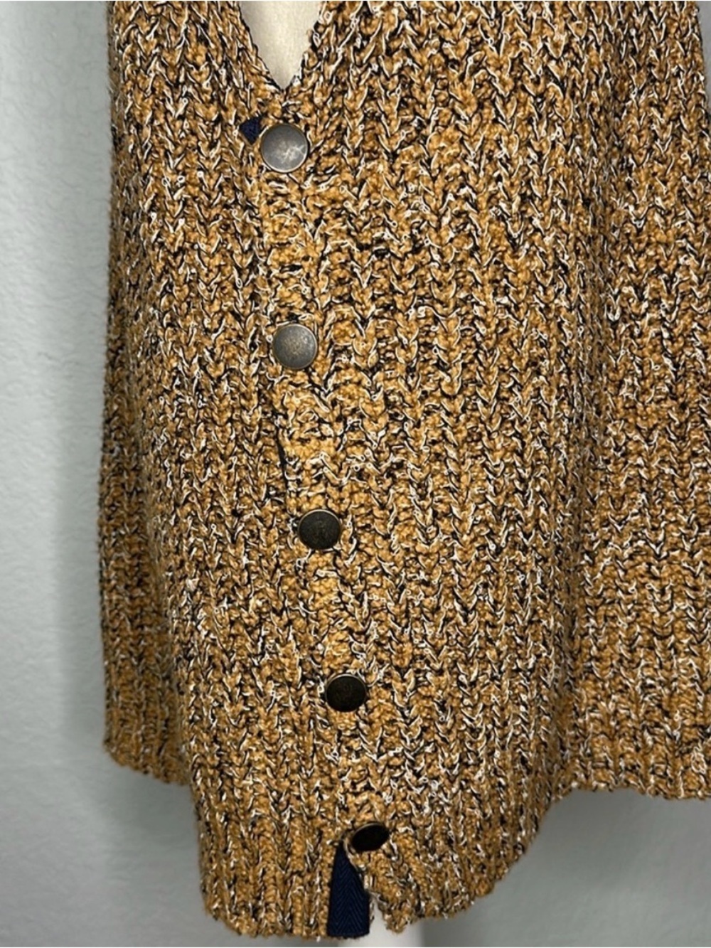 Free People Valentina Sleeveless Tunic Sweater Brown Combo Size XS - Picture 7 of 15